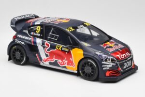 Peugeot 208 WRX #9 S. Loeb World RX of Belgium 2018 Otto 1:18 OT455 Sveķi — attēls 4 no 6