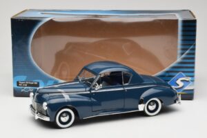 Peugeot 302 Coupe Zils Solido 1:18 8168 Metāls — attēls 8 no 8