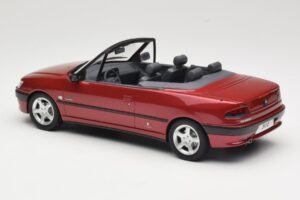 Peugeot 306 Kabriolets Sarkans Otto 1:18 OT042 Sveķi — attēls 5 no 6