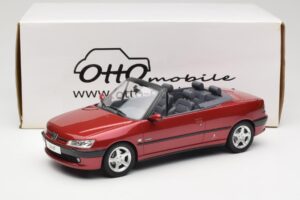 Peugeot 306 Kabriolets Sarkans Otto 1:18 OT042 Sveķi — attēls 6 no 6