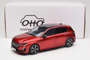 Peugeot 308 GT P5 Elixir Red Otto 1:18 OT1140 Sveķi — attēls 6 no 6