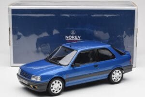 Peugeot 309 GTi16 Miami Zils Norev 1:18 184881 Metāls — attēls 6 no 6
