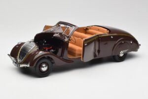 Peugeot 402 Eclipse Šokolāde Norev 1:18 184873 Metāls — attēls 2 no 12