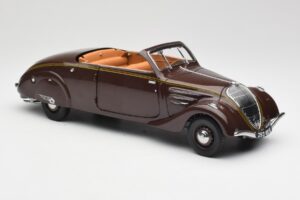 Peugeot 402 Eclipse Šokolāde Norev 1:18 184873 Metāls — attēls 11 no 12