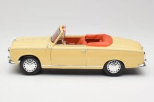Peugeot 403 Kabriolets Smilšu Dzeltens Solido 1:18 8165 Metāls — attēls 4 no 8