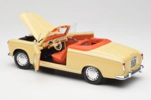 Peugeot 403 Kabriolets Smilšu Dzeltens Solido 1:18 8165 Metāls — attēls 5 no 8