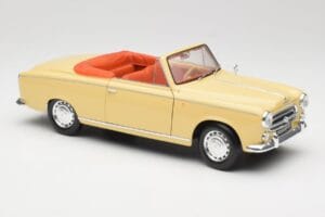 Peugeot 403 Kabriolets Smilšu Dzeltens Solido 1:18 8165 Metāls — attēls 6 no 8