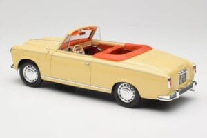 Peugeot 403 Kabriolets Smilšu Dzeltens Solido 1:18 8165 Metāls — attēls 7 no 8