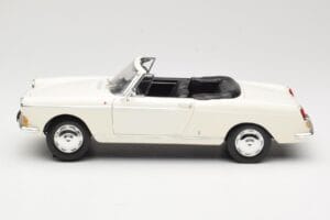 Peugeot 404 Kabriolets Balts Norev 1:18 184746 Metāls — attēls 4 no 8