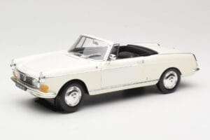 Peugeot 404 Kabriolets Balts Norev 1:18 184746 Metāls
