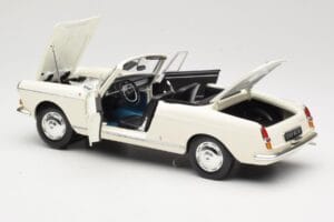 Peugeot 404 Kabriolets Balts Norev 1:18 184746 Metāls — attēls 5 no 8
