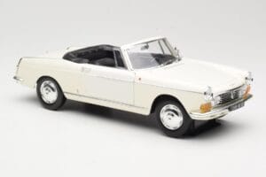 Peugeot 404 Kabriolets Balts Norev 1:18 184746 Metāls — attēls 6 no 8