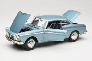 Peugeot 404 Coupe Zils Norev 1:18 184745 Metāls — attēls 2 no 8