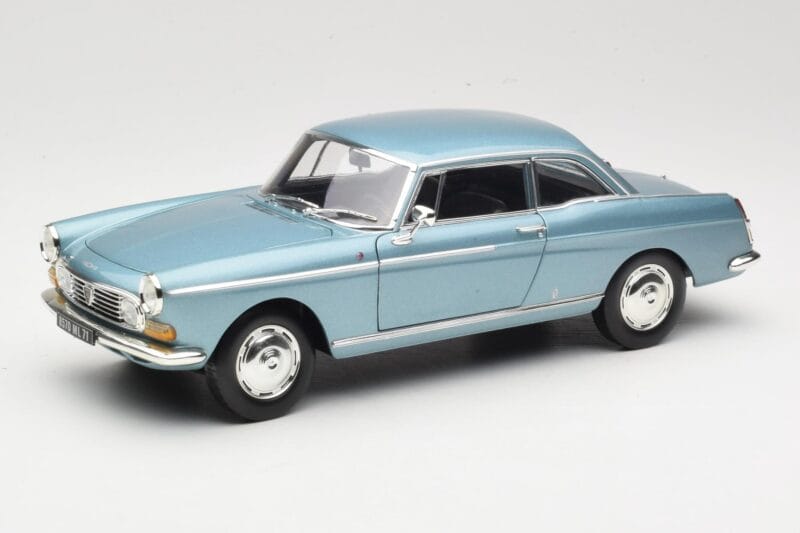 Peugeot 404 Coupe Zils Norev 1:18 184745 Metāls
