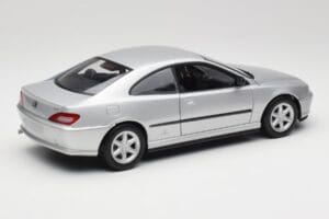 Peugeot 406 Coupe Sudrabs Gate 1:18 01024 Metāls — attēls 3 no 8