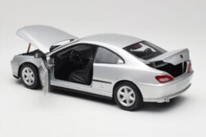 Peugeot 406 Coupe Sudrabs Gate 1:18 01024 Metāls — attēls 5 no 8
