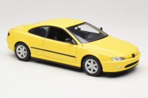 Peugeot 406 Coupe Dzeltens Gate 1:18 01022 Metāls — attēls 6 no 8