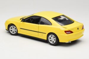 Peugeot 406 Coupe Dzeltens Gate 1:18 01022 Metāls — attēls 7 no 8