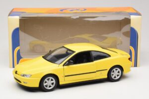 Peugeot 406 Coupe Dzeltens Gate 1:18 01022 Metāls — attēls 8 no 8