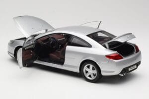 Peugeot 407 Coupe Sudrabs Norev 1:18 184747 Metāls — attēls 5 no 8