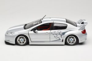 Peugeot 407 Racing Sudrabs Solido 1:18 90642 Metāls — attēls 4 no 8