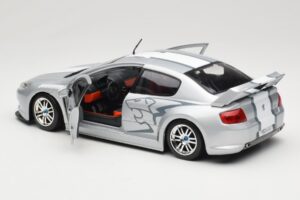 Peugeot 407 Racing Sudrabs Solido 1:18 90642 Metāls — attēls 5 no 8