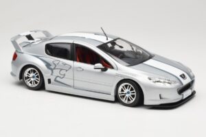 Peugeot 407 Racing Sudrabs Solido 1:18 90642 Metāls — attēls 6 no 8