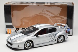 Peugeot 407 Racing Sudrabs Solido 1:18 90642 Metāls — attēls 8 no 8