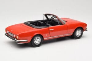 Peugeot 504 Kabriolets Sarkans Norev 1:18 184754 Metāls — attēls 3 no 8