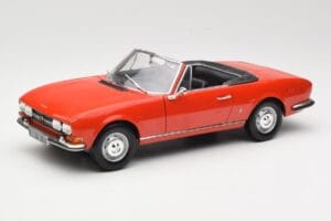 Peugeot 504 Kabriolets Sarkans Norev 1:18 184754 Metāls