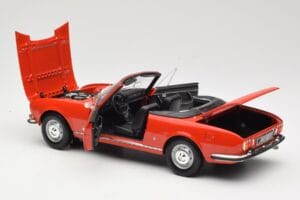 Peugeot 504 Kabriolets Sarkans Norev 1:18 184754 Metāls — attēls 5 no 8