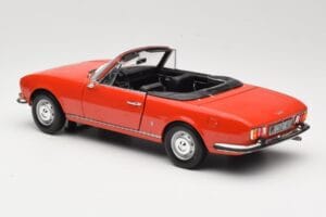 Peugeot 504 Kabriolets Sarkans Norev 1:18 184754 Metāls — attēls 7 no 8