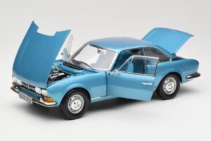 Peugeot 504 Coupe Zils Norev 1:18 184755 Metāls — attēls 2 no 8