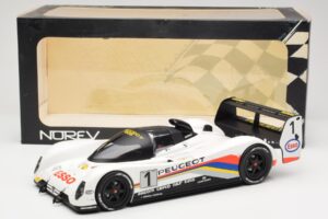 Peugeot 905 Evo 1B Group C #1 Peugeot Talbot Sport D. Warwick / Y. Dalmas / M. Blundell 24 Hours of Le Mans Winner 1992 Norev — attēls 6 no 6