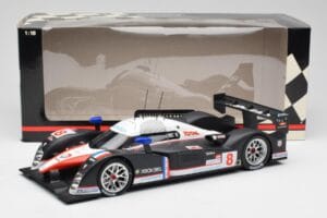 Peugeot 908 HDi LMP1 #8 S. Sarrazin / P. Lamy / S. Bourdais 24 Hours of Le Mans 2nd 2007 Minichamps 1:18 150071208 Metāls — attēls 6 no 6