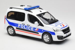 Peugeot Partner Police Zils Norev 1:18 184891 Metāls — attēls 4 no 6
