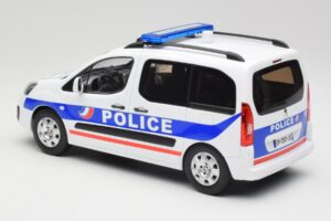 Peugeot Partner Police Zils Norev 1:18 184891 Metāls — attēls 5 no 6