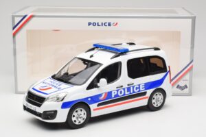 Peugeot Partner Police Zils Norev 1:18 184891 Metāls — attēls 6 no 6