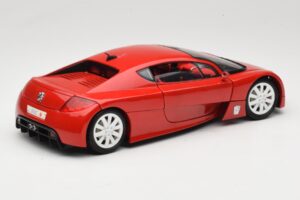 Peugeot RC Carreau Concept Sarkans Solido 1:18 8151 Metāls — attēls 3 no 8