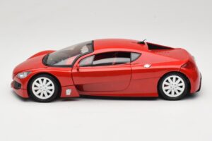 Peugeot RC Carreau Concept Sarkans Solido 1:18 8151 Metāls — attēls 4 no 8