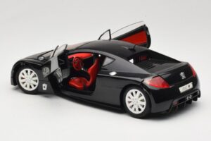 Peugeot RC Pique Melns Solido 1:18 8147 Metāls — attēls 5 no 8