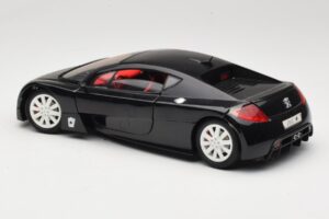 Peugeot RC Pique Melns Solido 1:18 8147 Metāls — attēls 7 no 8