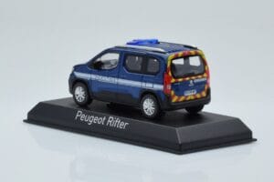 Peugeot Rifter Gendarmerie Otremer Zils Norev 1:43 479064 Metāls — attēls 3 no 4