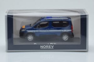 Peugeot Rifter Gendarmerie Otremer Zils Norev 1:43 479064 Metāls — attēls 4 no 4
