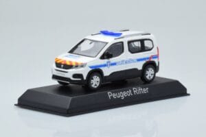 Peugeot Rifter Police Municipale Balts Norev 1:43 479067 Metāls — attēls 2 no 4