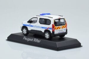 Peugeot Rifter Police Municipale Balts Norev 1:43 479067 Metāls — attēls 3 no 4