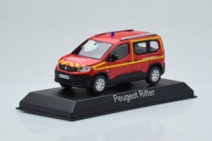 Peugeot Rifter Pompiers Secours Medical Sarkans Norev 1:43 479070 Metāls — attēls 2 no 4