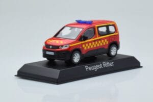 Peugeot Rifter Sapeurs Pompiers Sarkans Norev 1:43 479071 Metāls — attēls 2 no 4
