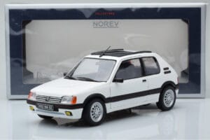 Peugeot 205 GTi 1.6 Balts Norev 1:18 184849 Metāls — attēls 8 no 8
