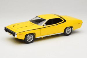 Plymouth Satellite Daisy Dukes of Hazzard Auto World 1:18 AWSS105/06 Metāls